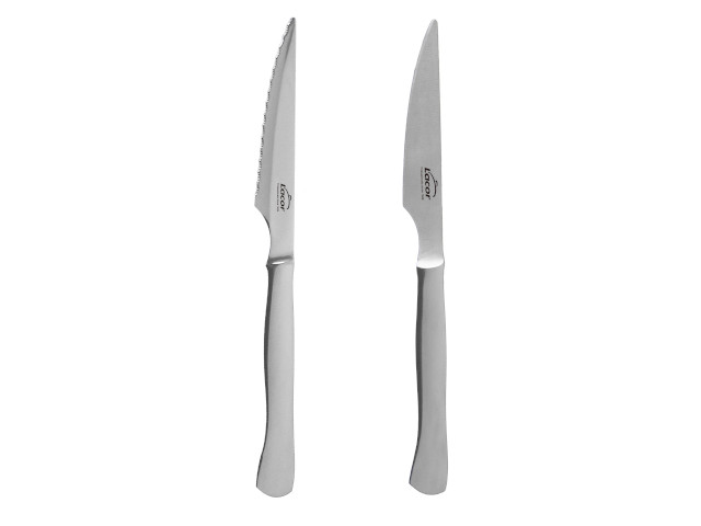 lacor Set de cuchillos microdentados Monoblock