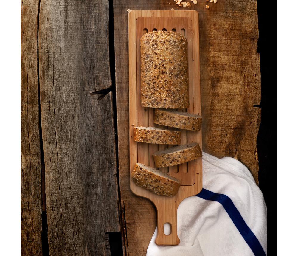 Lacor Tabla De Corte Para Pan Con Mango