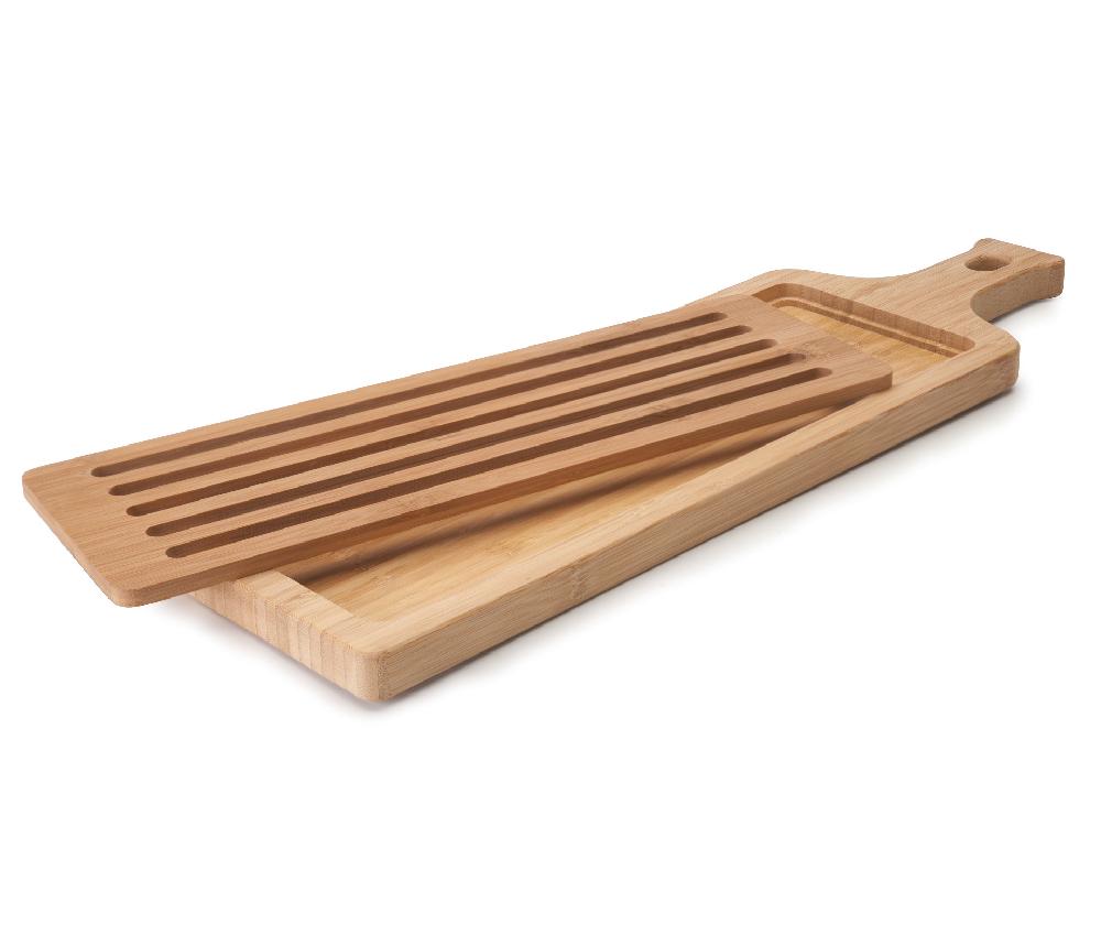 lacor Tabla de corte para pan con mango