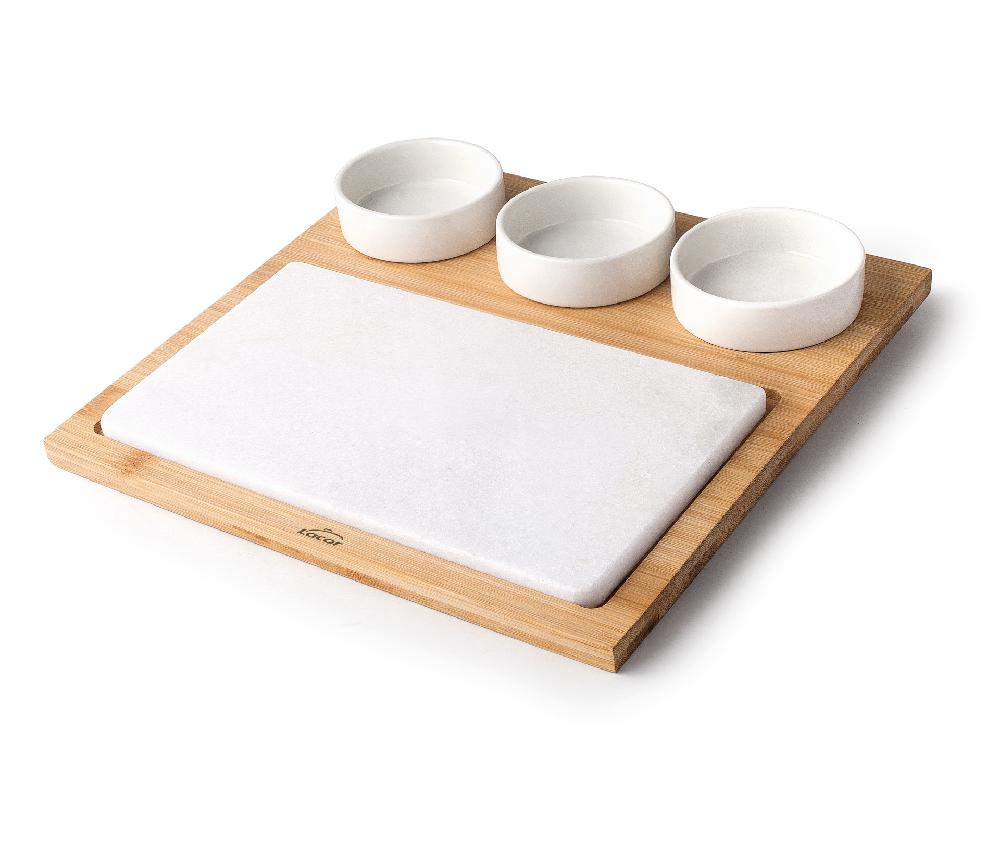 lacor Tabla marmol & bambú