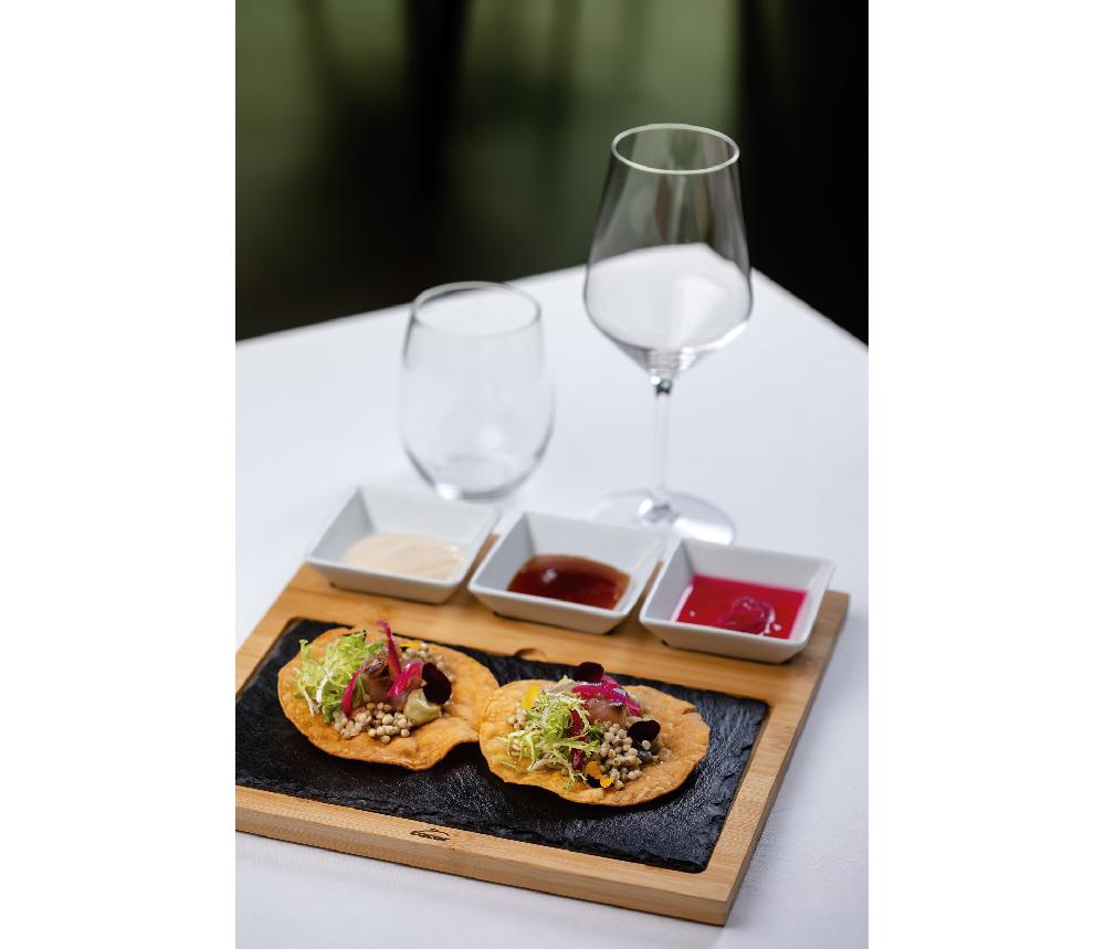 Lacor Tabla Pizarra & Bambú Appetizer