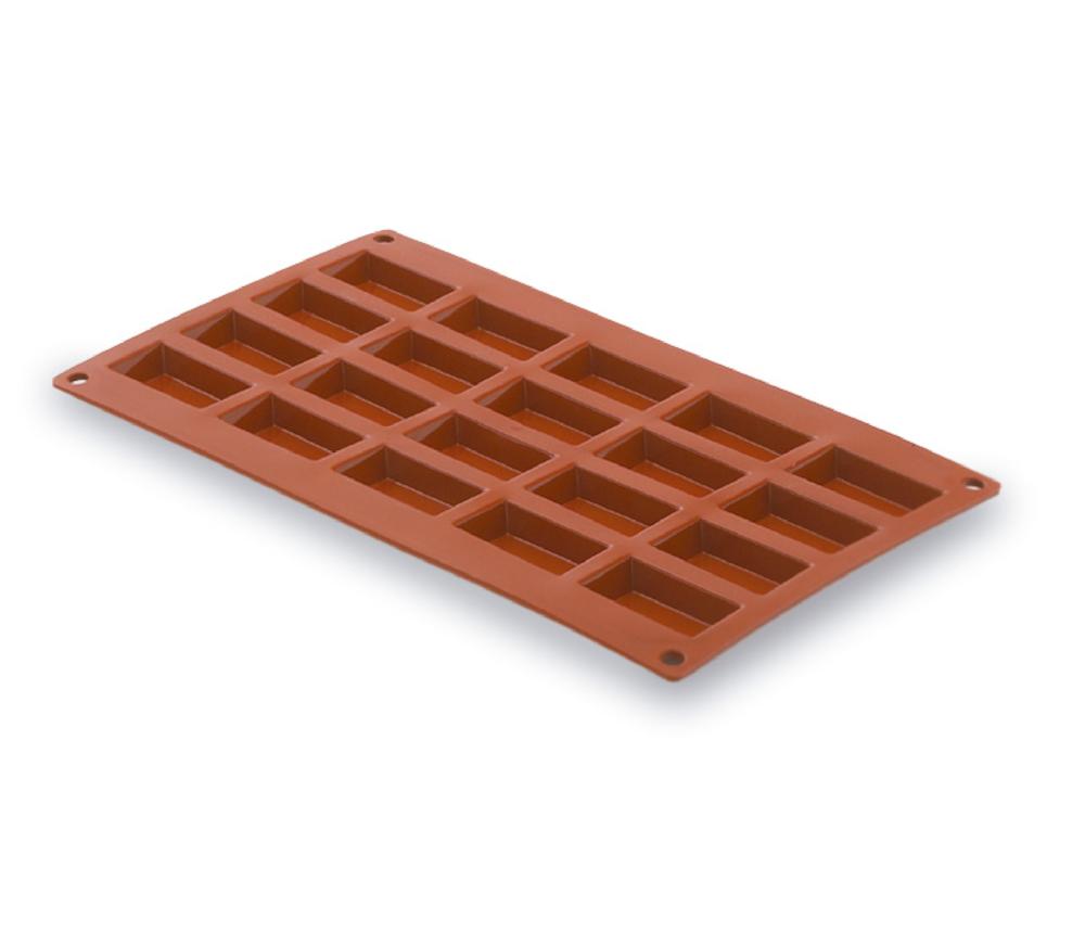 lacor Molde rectángulo pequeño 20 cavidades Pastryflex
