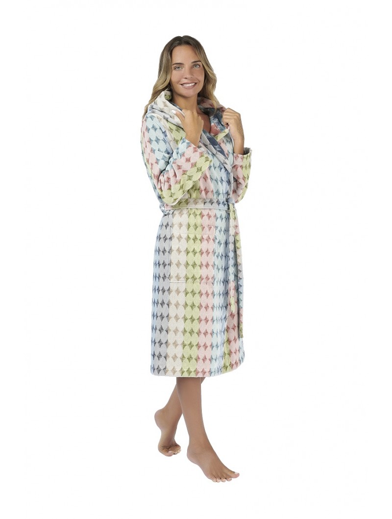 Lasa Home Albornoz Capucha Optic