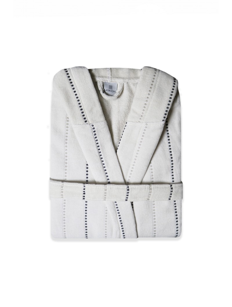 Lasa Home Albornoz Capucha Stitch