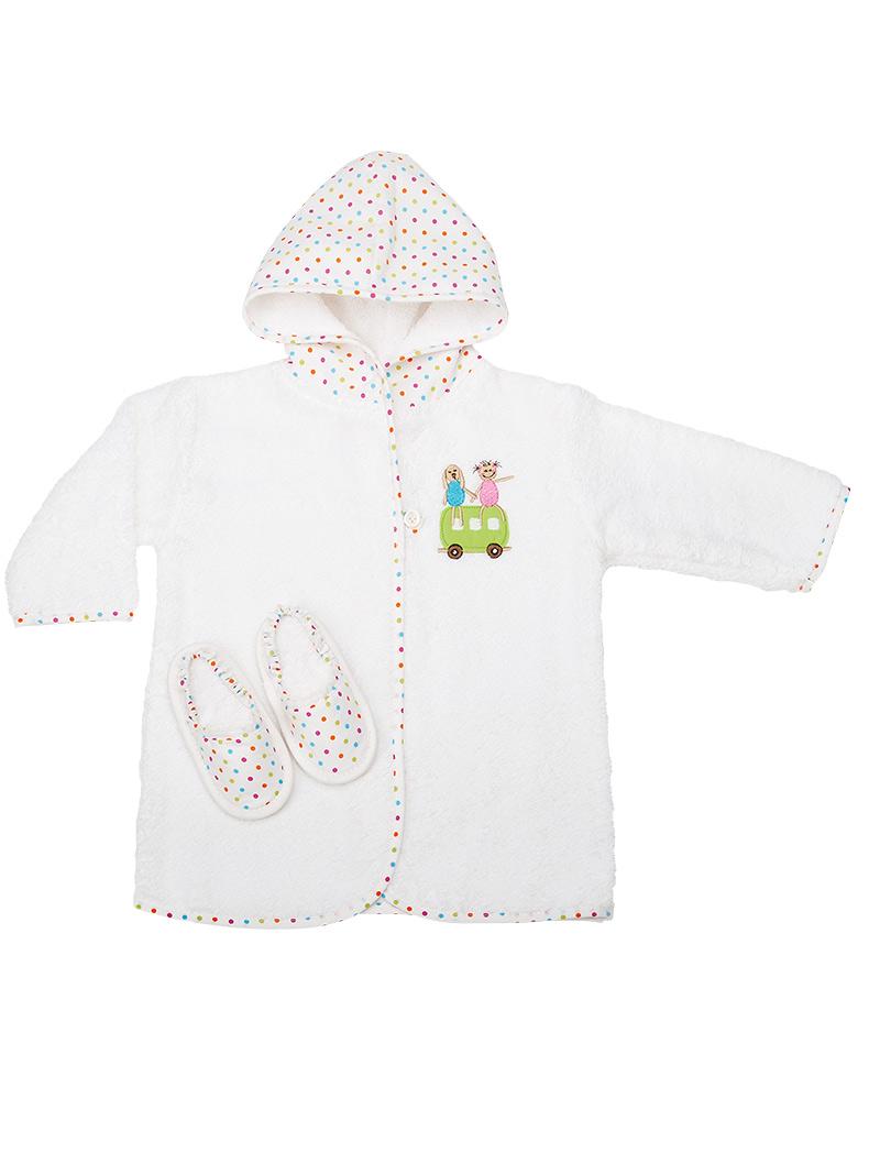 lasa home Albornoz con zapatillas Bear Toys