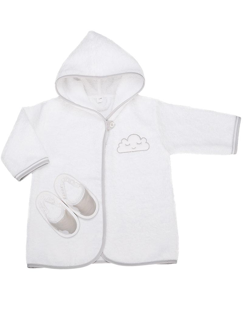 lasa home Albornoz con zapatillas Clouds