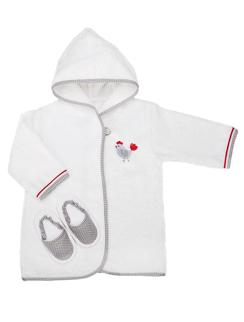 Lasa Home Albornoz Con Zapatillas The Farm