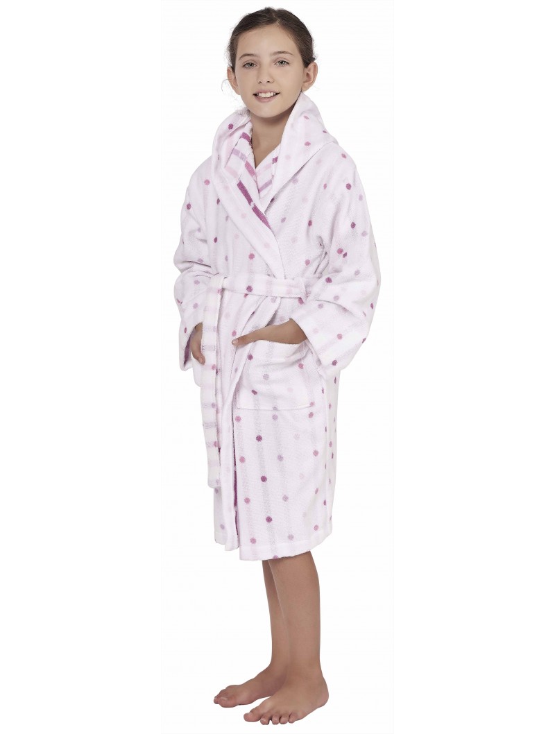 Lasa Home Albornoz Niña Y Niño Happy