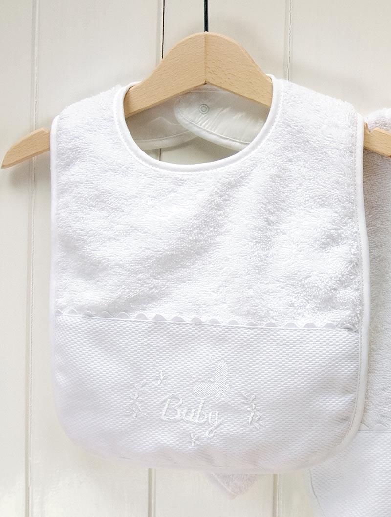 lasa home Babero Baby 1 Blanco