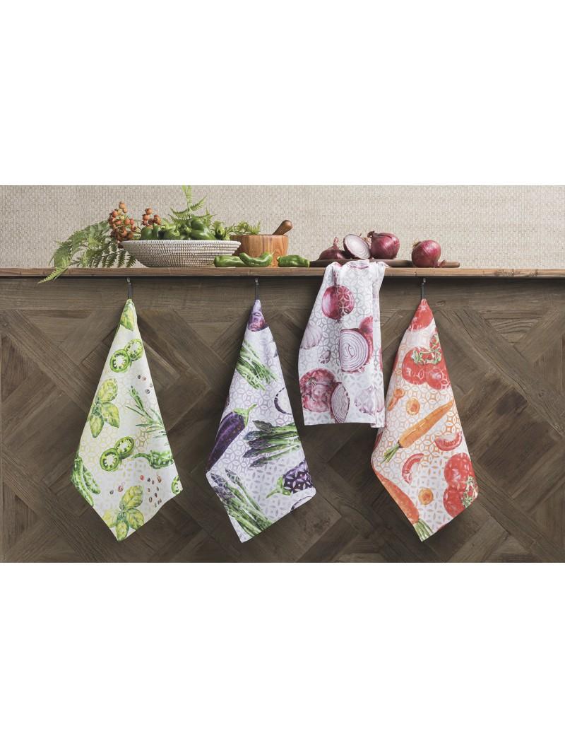 lasa home Paño de Cocina Veggie sarga