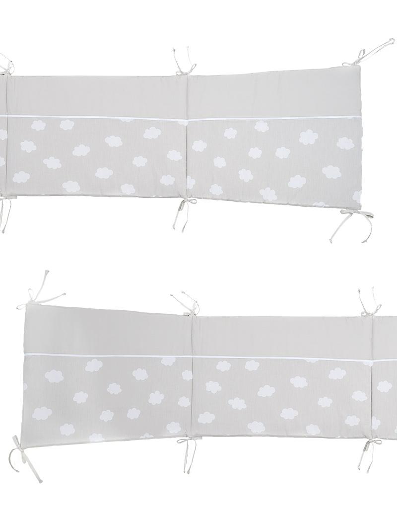 lasa home Protector de cuna Clouds