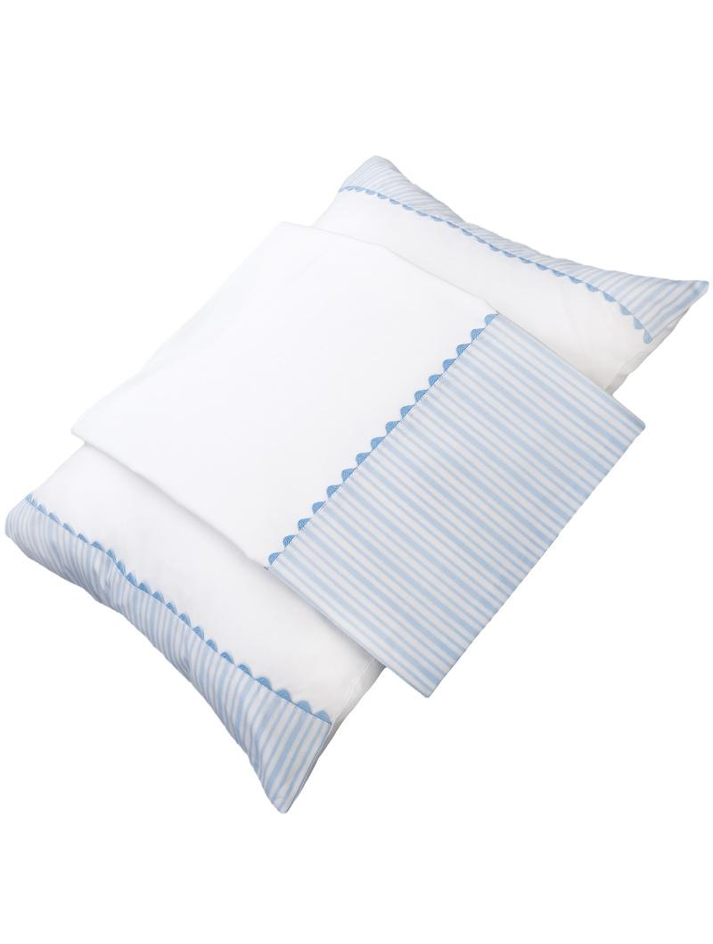 lasa home Sábana de cuna Ballon Blue