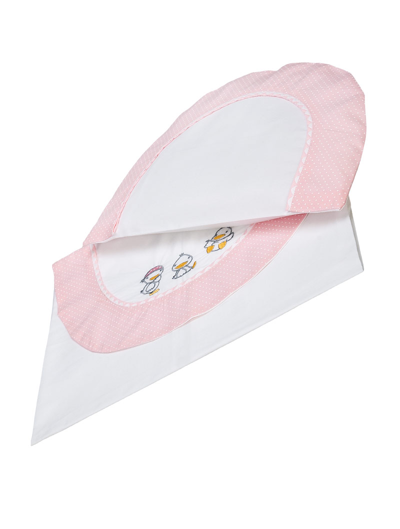 Lasa Home Sábana De Moisés Ducks Pink