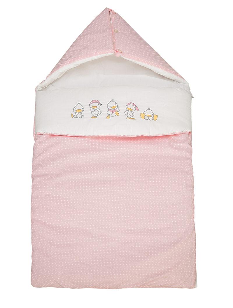 lasa home Saco de cuco Ducks Pink