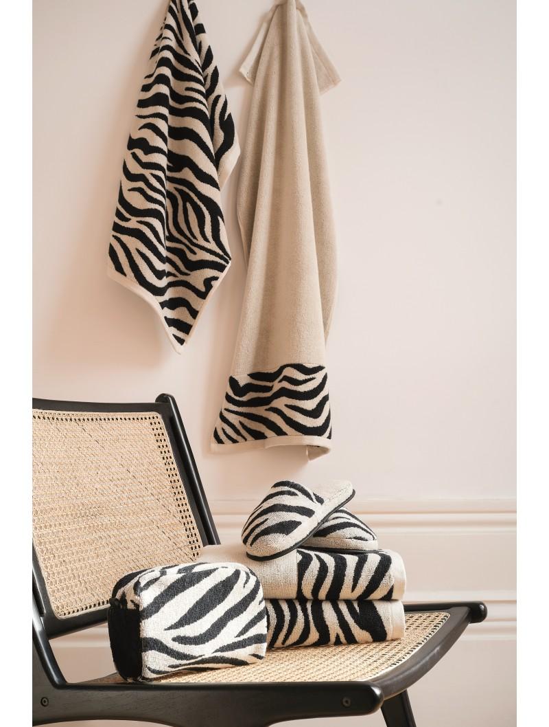lasa home Toalla de baño de rizo Zebra 05