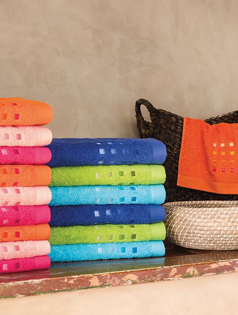 Lasa Home Toalla De Baño Squares Primavera