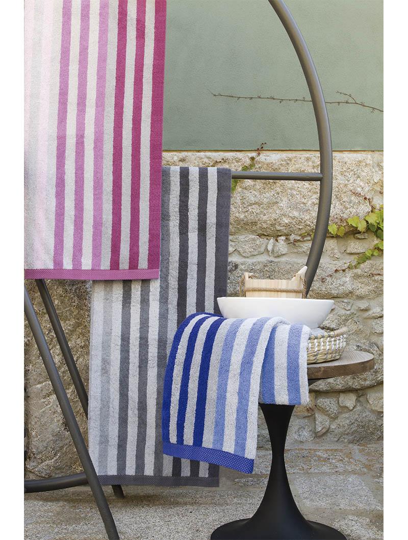 lasa home Toalla de Sauna Pure Stripes Rizo