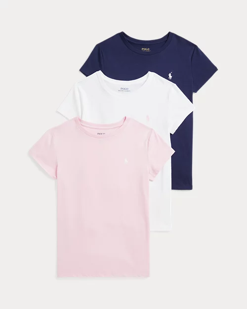 Lauren Ralph Lauren 3 Camisetas De Punto De Algodón Para Niña | Ralph Lauren® ES