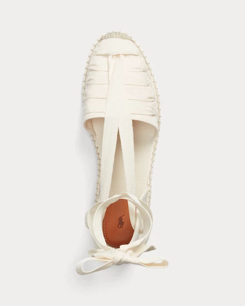 Lauren Ralph Lauren Alpargata De Loneta Con Cordones Para Mujer | Ralph Lauren® ES