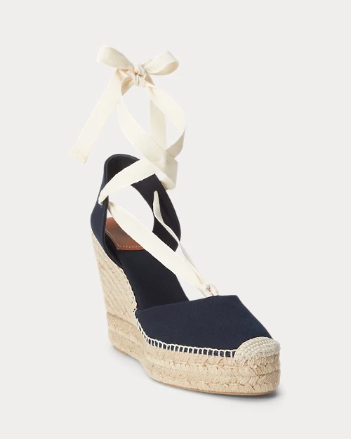 Lauren Ralph Lauren Alpargata De Loneta Con Cuña Para Mujer | Ralph Lauren® ES