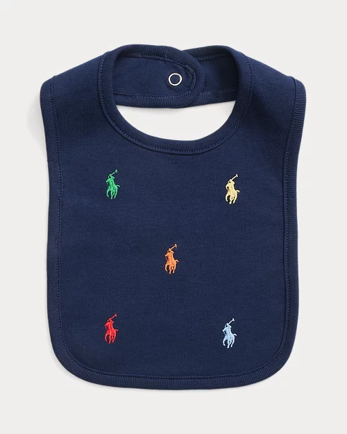 lauren ralph lauren Babero de algodón interlock para bebé niño | Ralph Lauren® ES