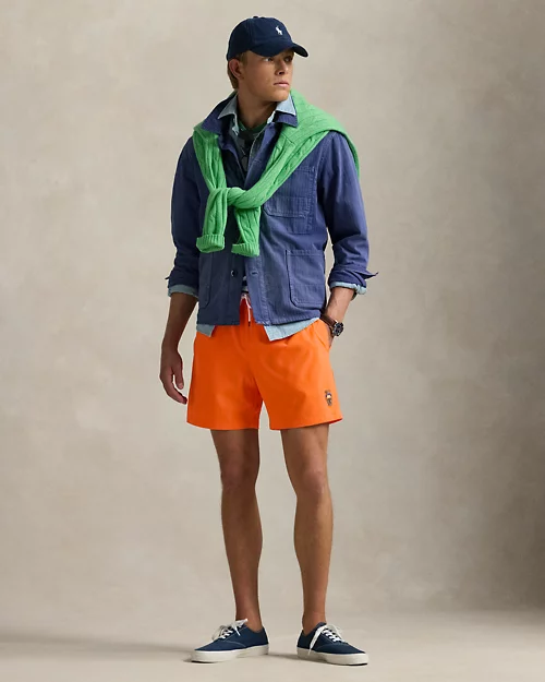 lauren ralph lauren Bañador bermuda con Polo Bear para hombre | Ralph Lauren® ES