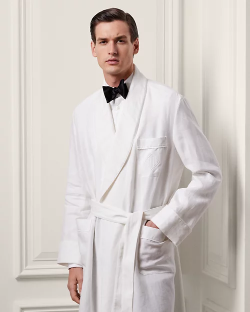Lauren Ralph Lauren Bata De Lino Con Monograma Para Hombre | Ralph Lauren® ES