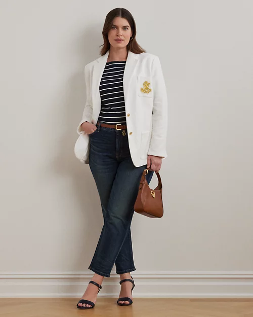 Lauren Ralph Lauren Blazer De Jacquard Con Entorchado Para Mujer | Ralph Lauren® ES