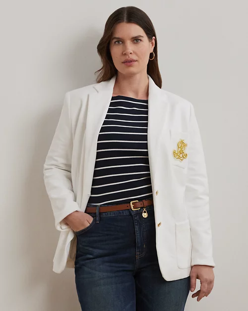 lauren ralph lauren Blazer de jacquard con entorchado para mujer | Ralph Lauren® ES