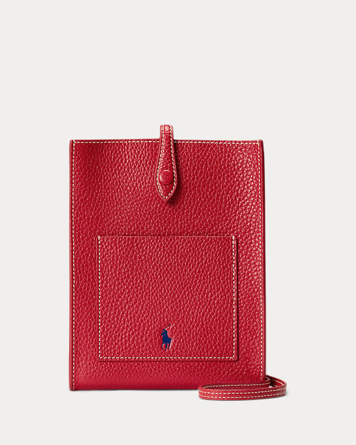 lauren ralph lauren Bolso cruzado Polo Play de piel para mujer | Ralph Lauren® ES