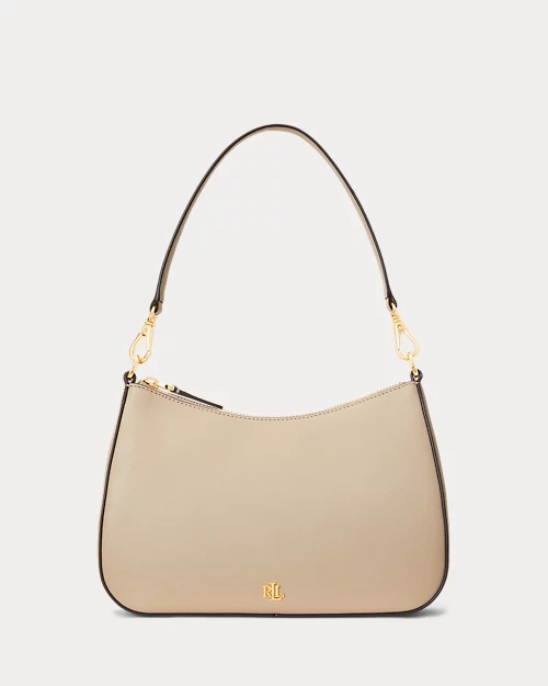 lauren ralph lauren Bolso Danni mediano de piel cruzada para mujer | Ralph Lauren® ES