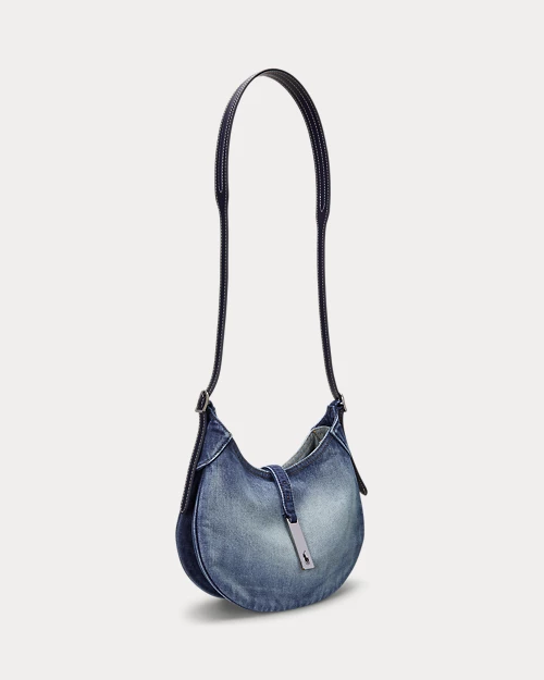 Lauren Ralph Lauren Bolso De Hombro Polo ID De Denim Pequeño Para Mujer | Ralph Lauren® ES