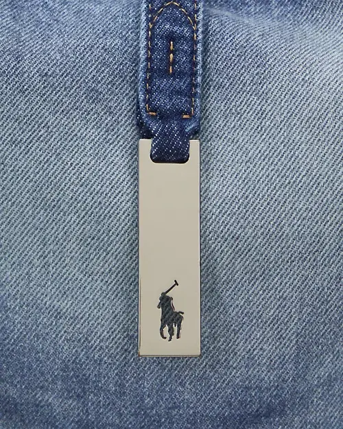 Lauren Ralph Lauren Bolso De Hombro Polo ID De Denim Pequeño Para Mujer | Ralph Lauren® ES