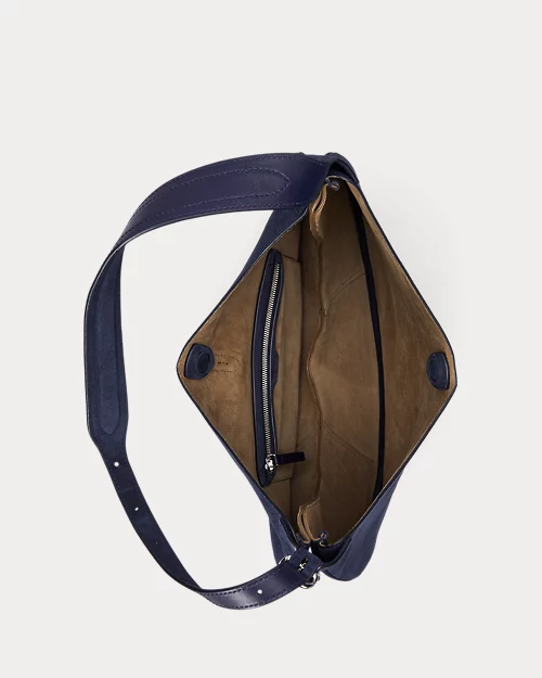 Lauren Ralph Lauren Bolso De Hombro Polo ID Grande De Ante Para Mujer | Ralph Lauren® ES