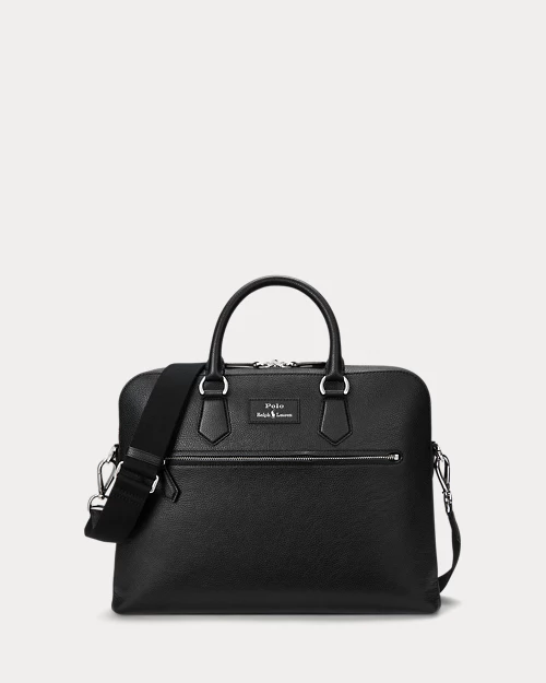 lauren ralph lauren Bolso de viaje de piel granulada para hombre | Ralph Lauren® ES