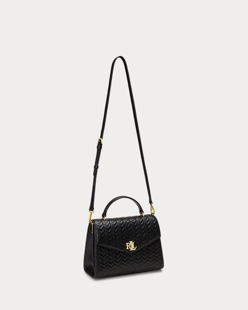 Lauren Ralph Lauren Bolso Satchel Farrah Mediano De Piel Para Mujer | Ralph Lauren® ES