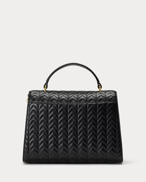 Lauren Ralph Lauren Bolso Satchel Farrah Mediano De Piel Para Mujer | Ralph Lauren® ES