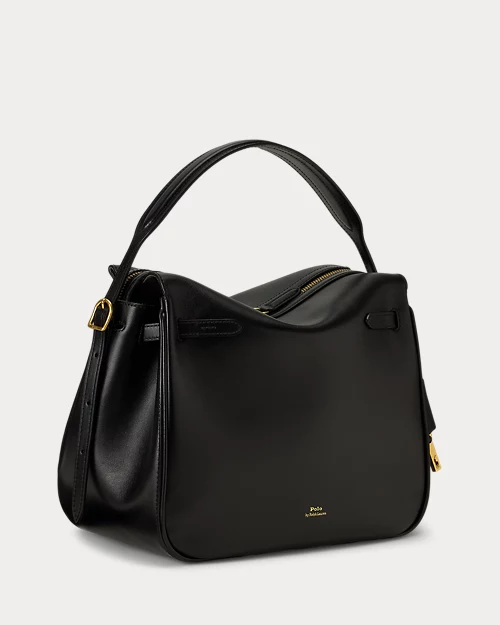 Lauren Ralph Lauren Bolso Satchel Polo ID De Piel Para Mujer | Ralph Lauren® ES