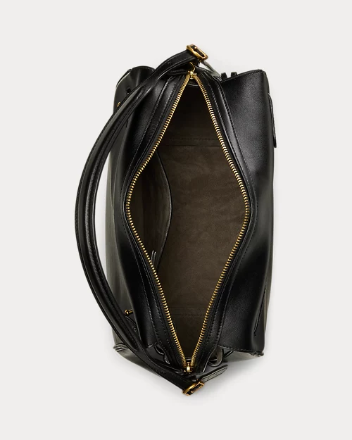 Lauren Ralph Lauren Bolso Satchel Polo ID De Piel Para Mujer | Ralph Lauren® ES