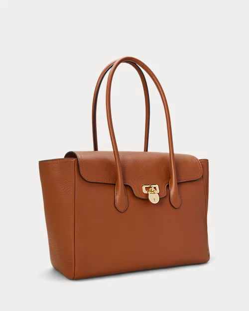 Lauren Ralph Lauren Bolso Satchel Tanner Grande De Piel Para Mujer | Ralph Lauren® ES
