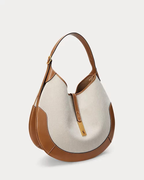 Lauren Ralph Lauren Bolso Shoulder Polo ID De Loneta Para Mujer | Ralph Lauren® ES