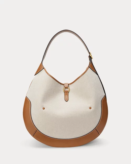 Lauren Ralph Lauren Bolso Shoulder Polo ID De Loneta Para Mujer | Ralph Lauren® ES