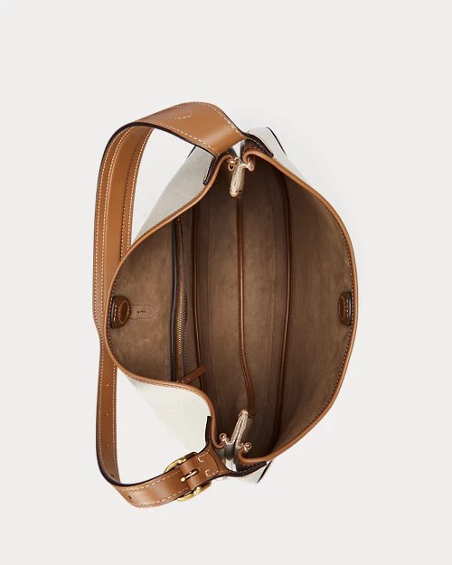 Lauren Ralph Lauren Bolso Shoulder Polo ID De Loneta Para Mujer | Ralph Lauren® ES