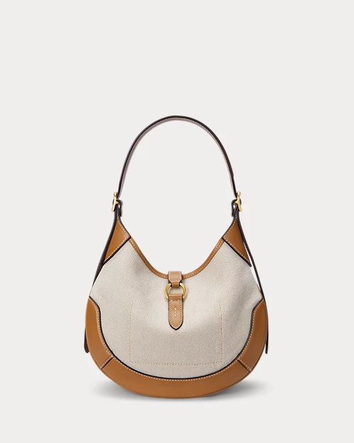 Lauren Ralph Lauren Bolso Shoulder Polo ID De Loneta Pequeño Para Mujer | Ralph Lauren® ES