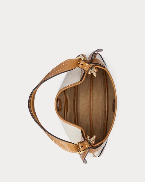 Lauren Ralph Lauren Bolso Shoulder Polo ID De Loneta Pequeño Para Mujer | Ralph Lauren® ES