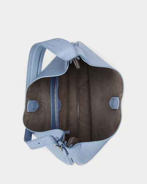 Lauren Ralph Lauren Bolso Shoulder Polo ID De Piel Grande Para Mujer | Ralph Lauren® ES