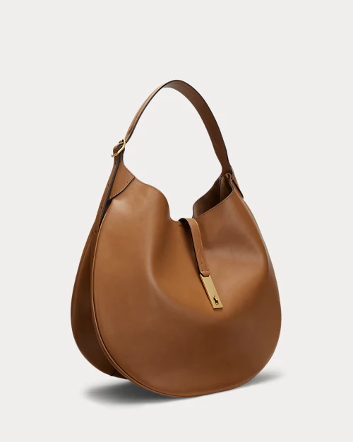 Lauren Ralph Lauren Bolso Shoulder Polo ID De Piel Grande Para Mujer | Ralph Lauren® ES