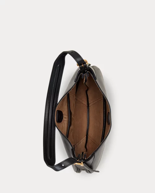 Lauren Ralph Lauren Bolso Shoulder Polo ID De Piel Pequeño Para Mujer | Ralph Lauren® ES