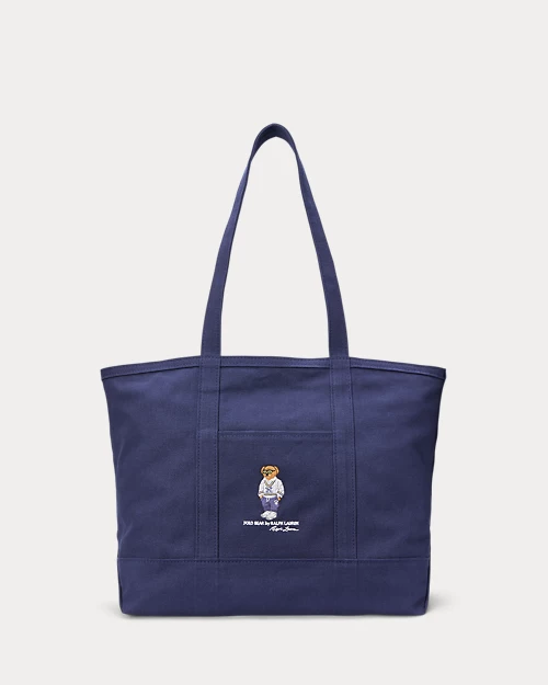 lauren ralph lauren Bolso tote de loneta con Polo Bear para hombre | Ralph Lauren® ES
