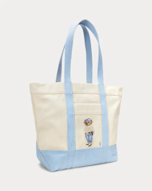 Lauren Ralph Lauren Bolso Tote De Loneta Con Polo Bear Para Mujer | Ralph Lauren® ES